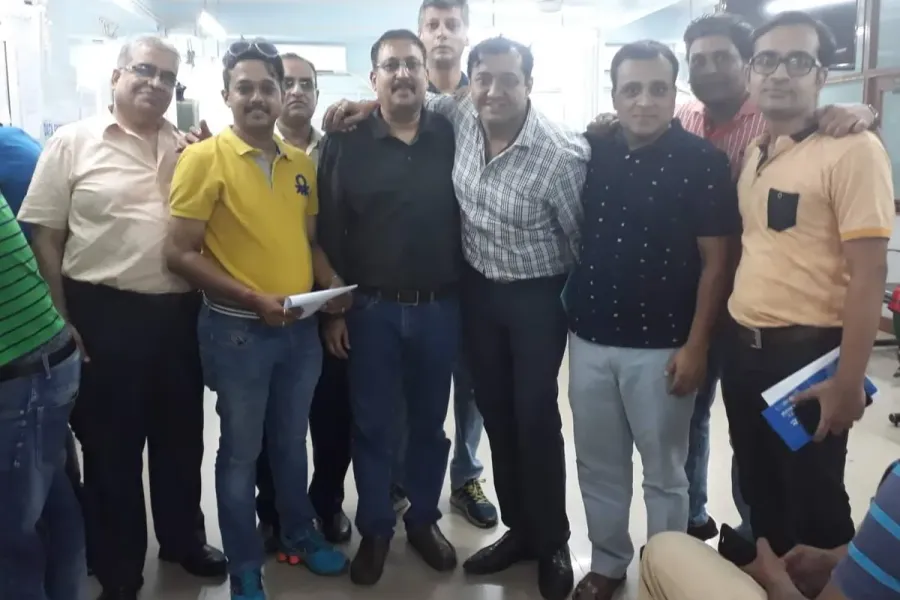 Founder members registering the Nopany Alumni Trust, July 2019